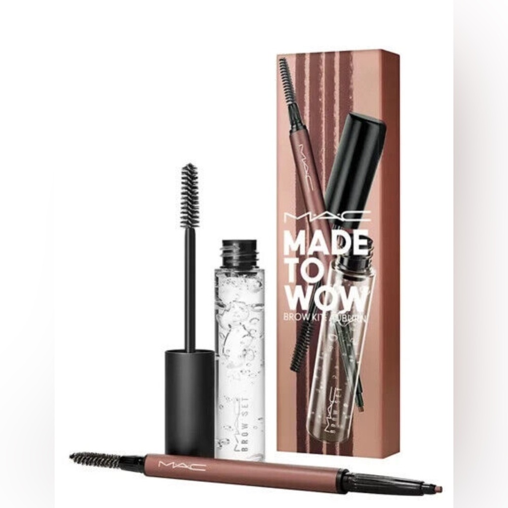 NIB MAC MADE TO WOW BROW KIT- AUBURN “PENNY CLEAR” - DISCONTINUED PRODUCT